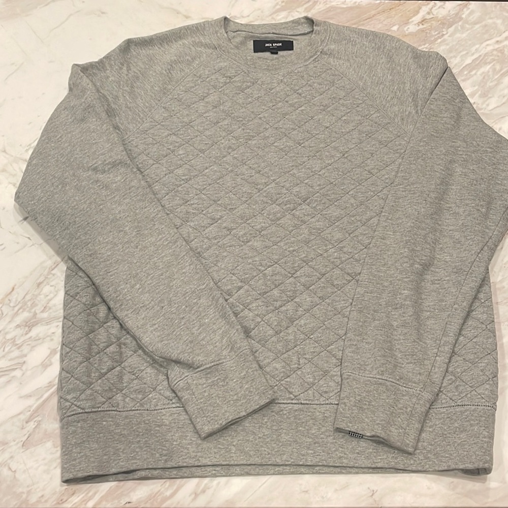 Jack Spade quilted, grey sweatshirt - men’s small